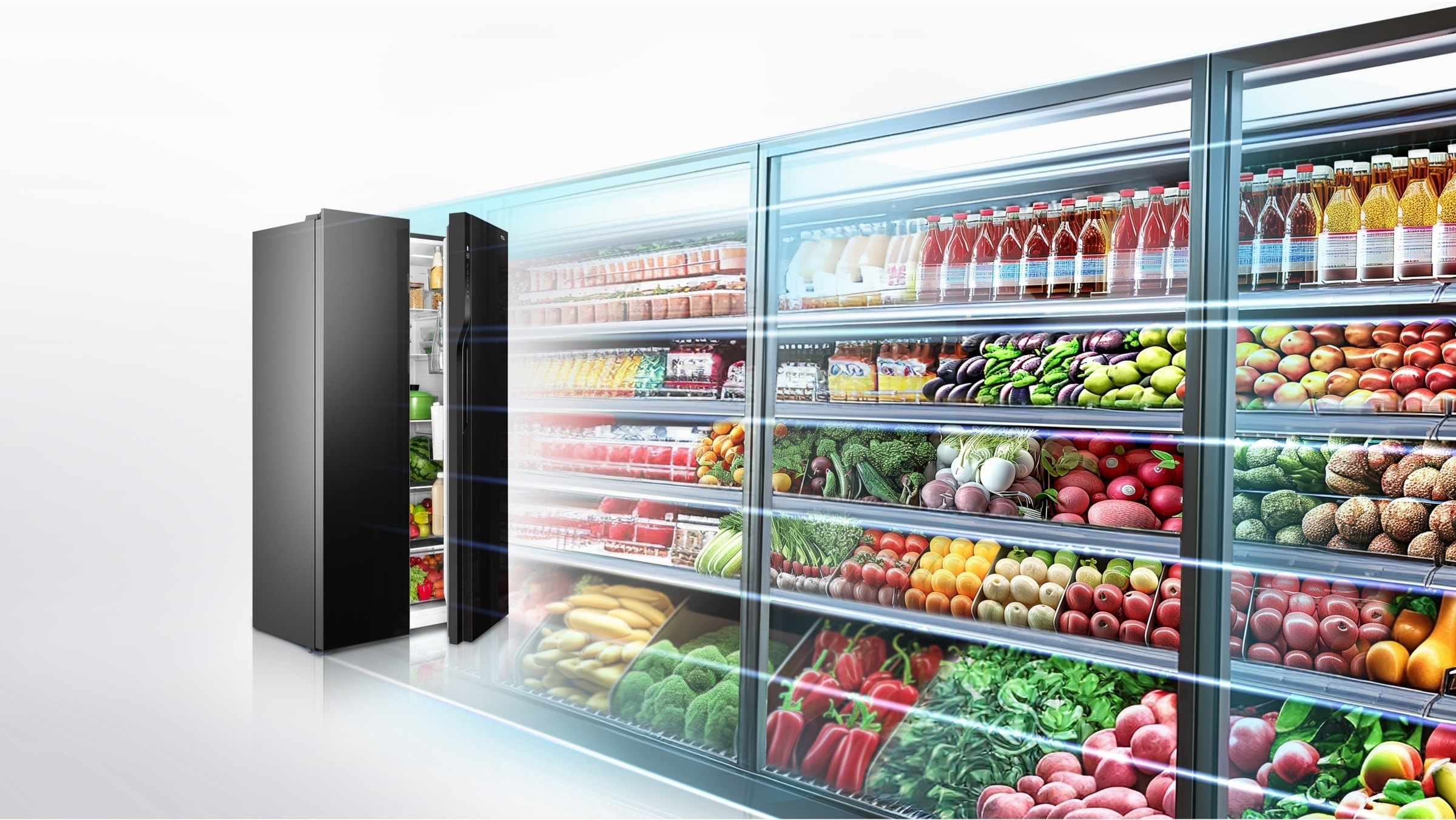 TCL P650SB Refrigerator 633L Super Capacity 