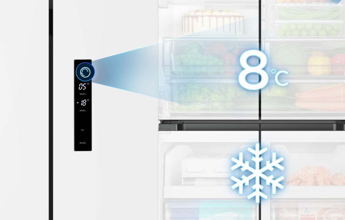TCL P810CD Refrigerator Holiday Function
