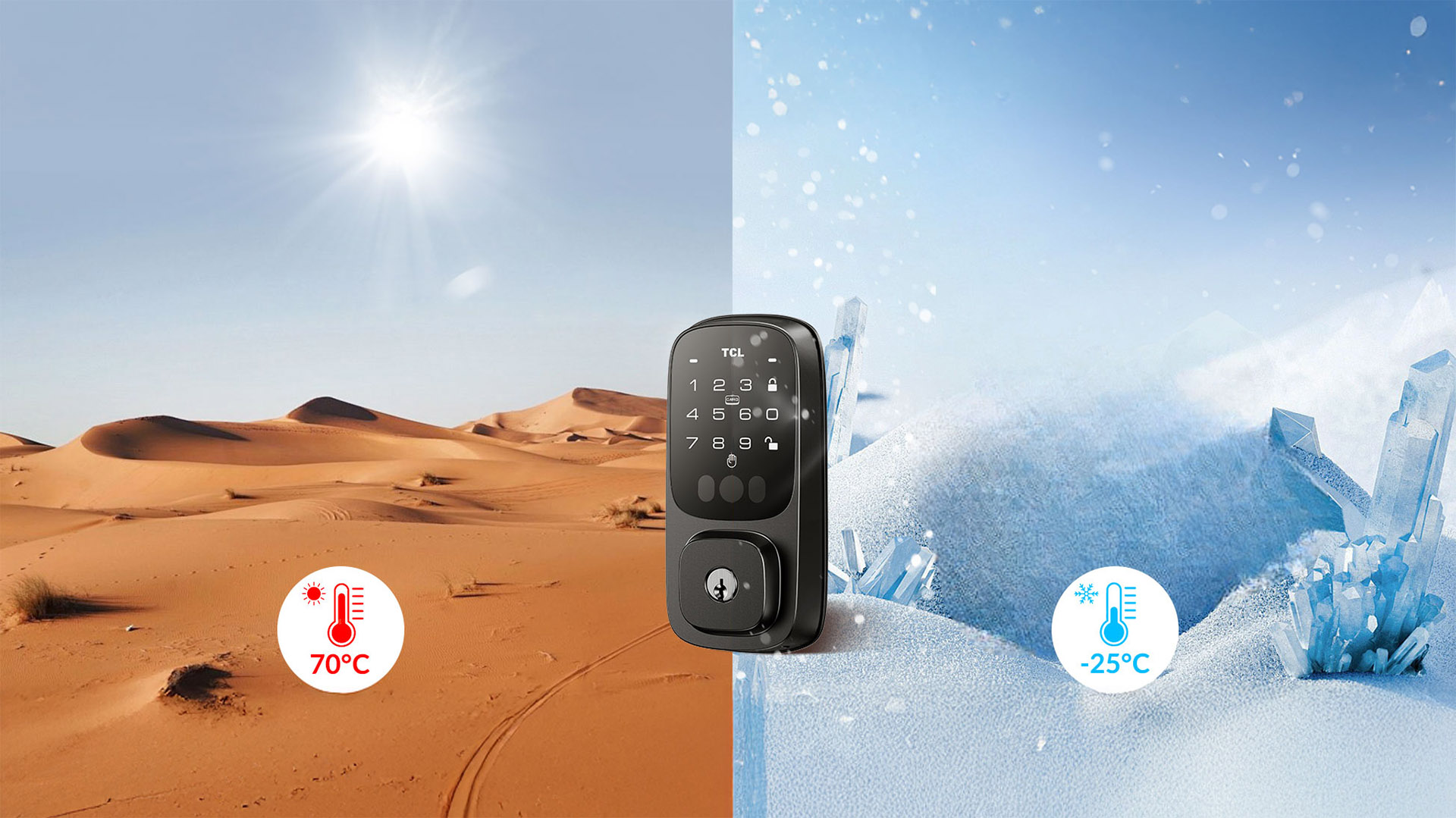 TCL D1 Pro Smart Lock All-Weather Warrior (-25°C to 70°C)