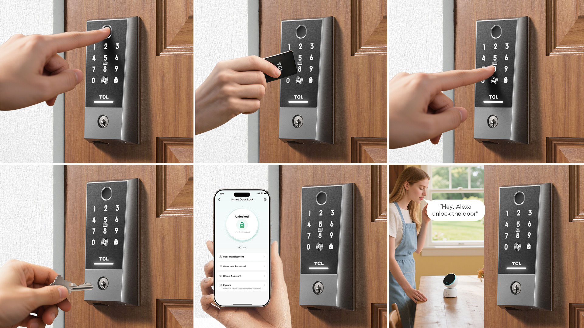 TCL D2 Plus Smart Lock 6 Ways Unlock
