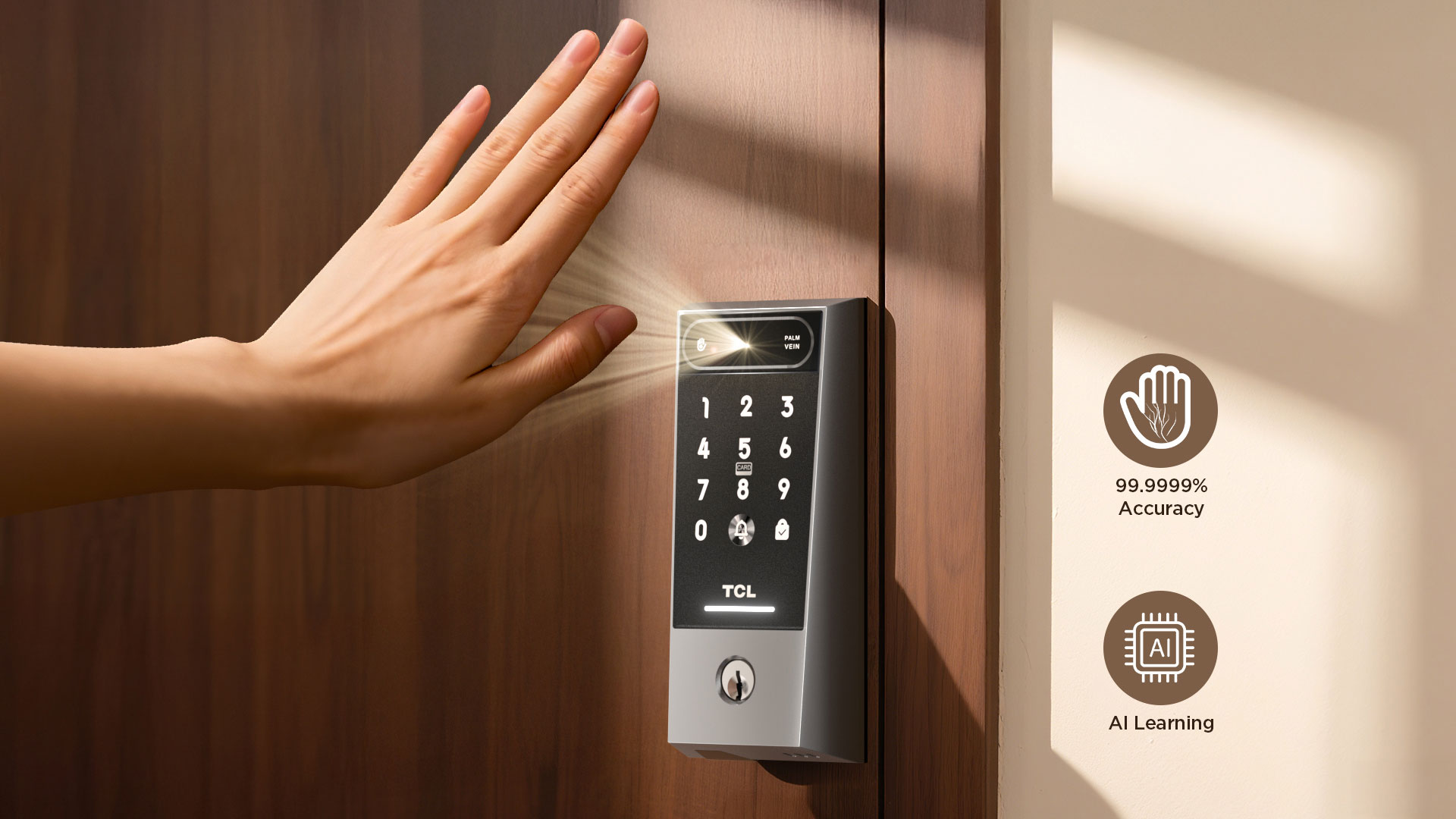 palm vein recognition to unlock