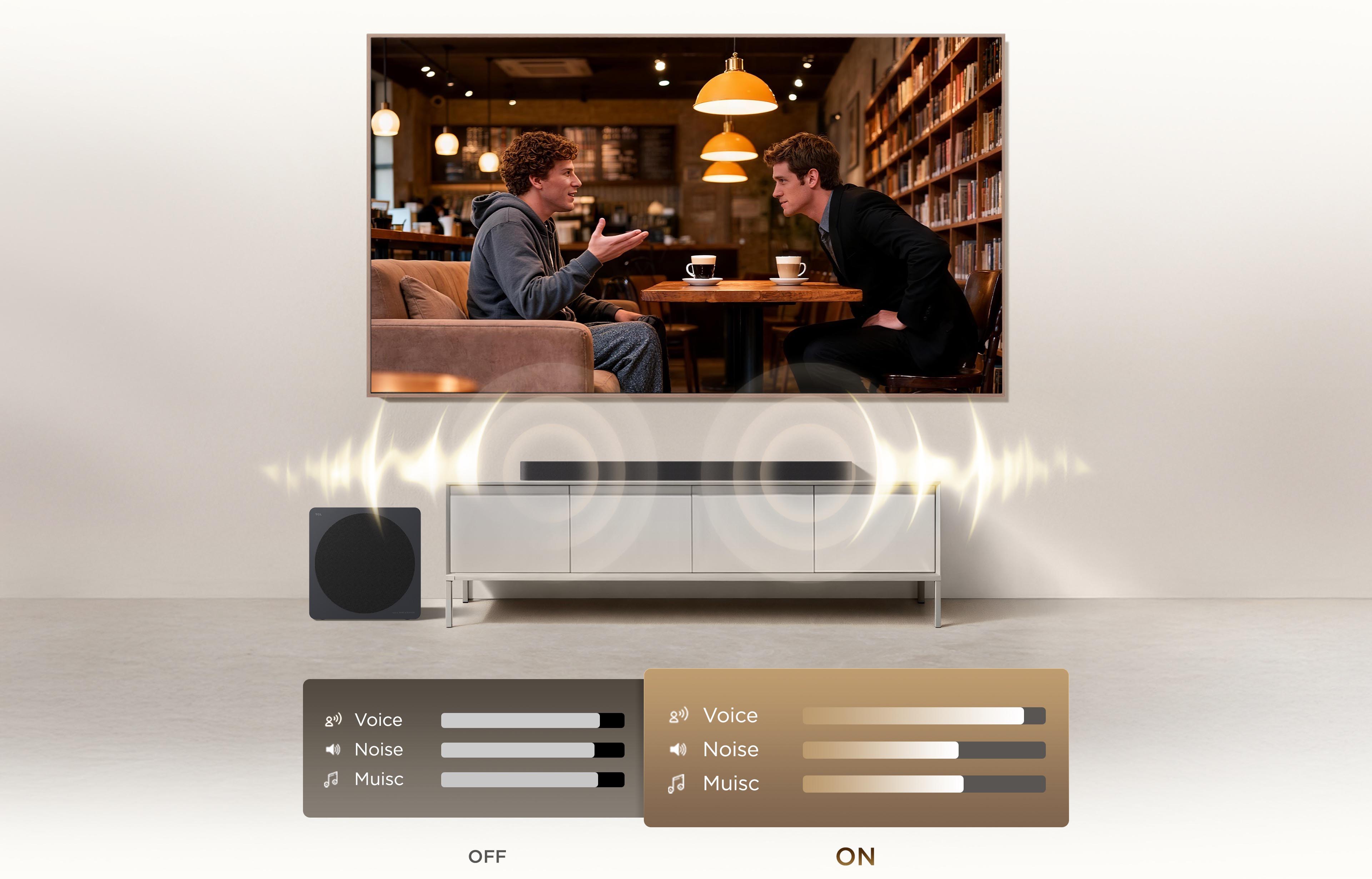 TCL Z100 Tailored acoustic structure