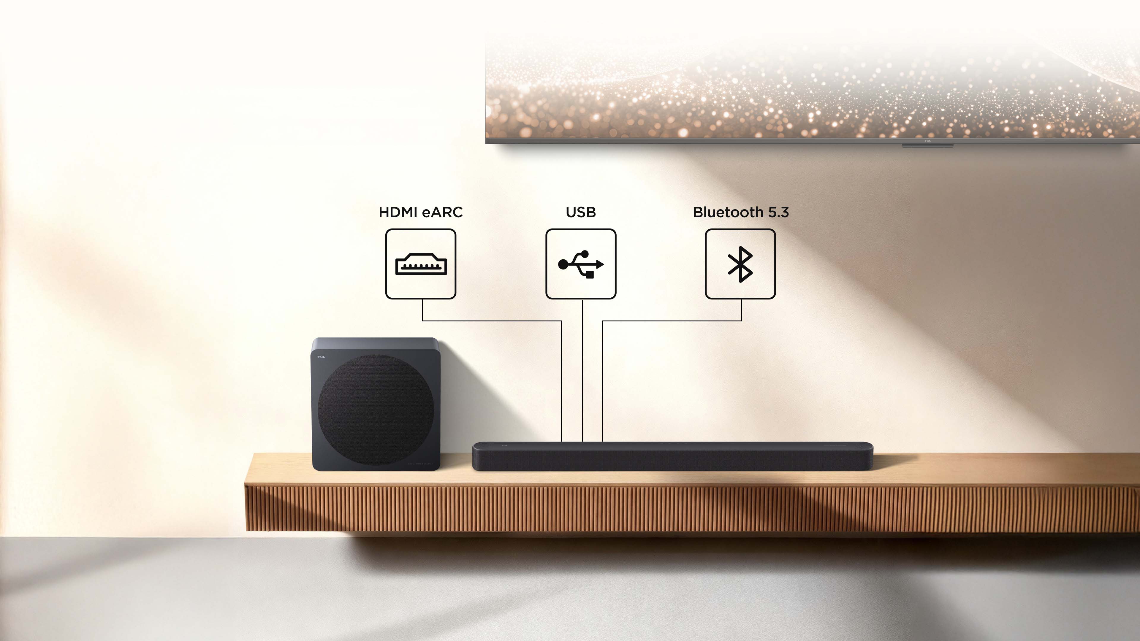 TCL A65K Design Series Soundbar | TCL Japan