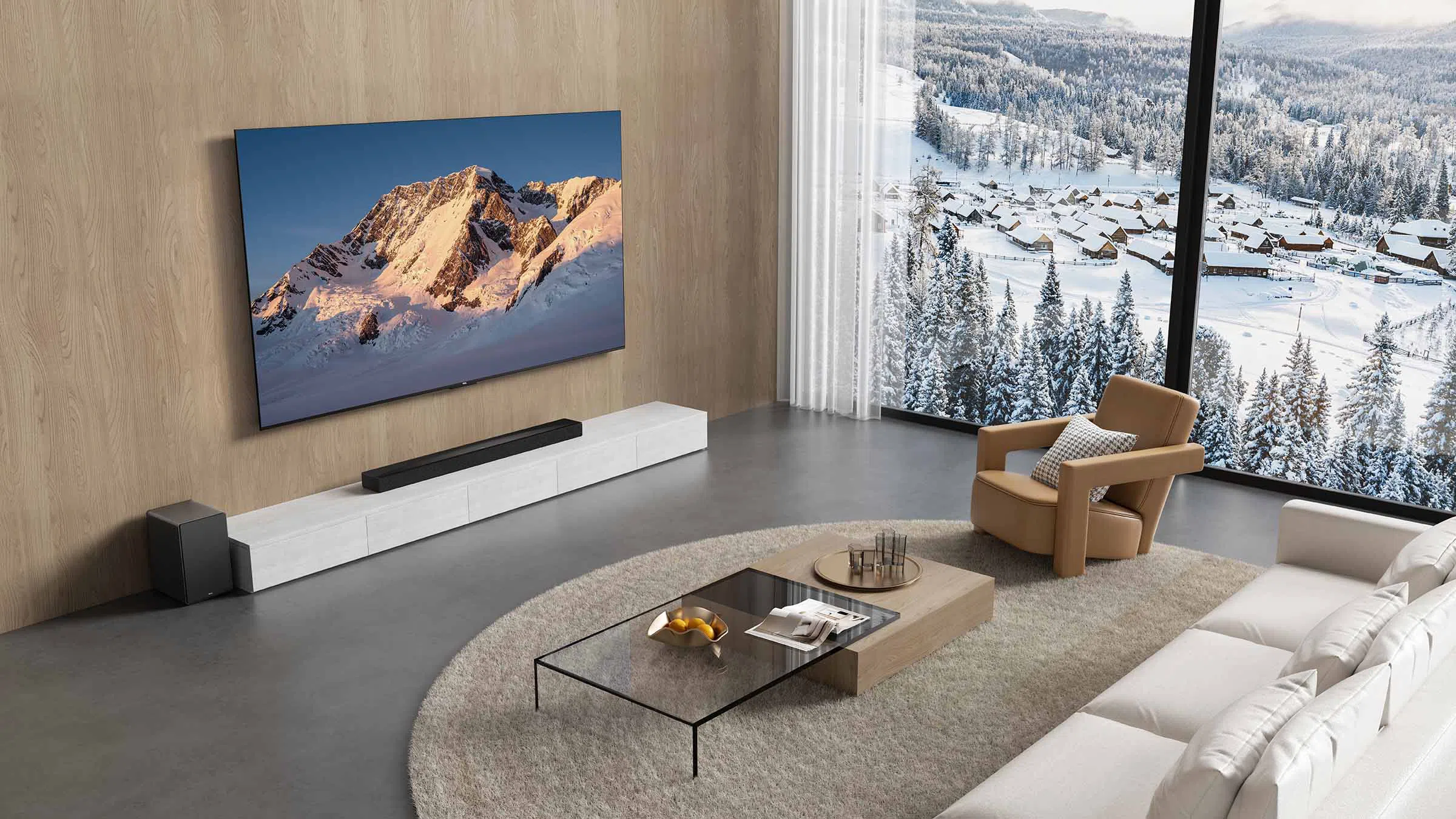 TCL Q65H 5.1ch High-end Home Theater Soundbar Scene diagram