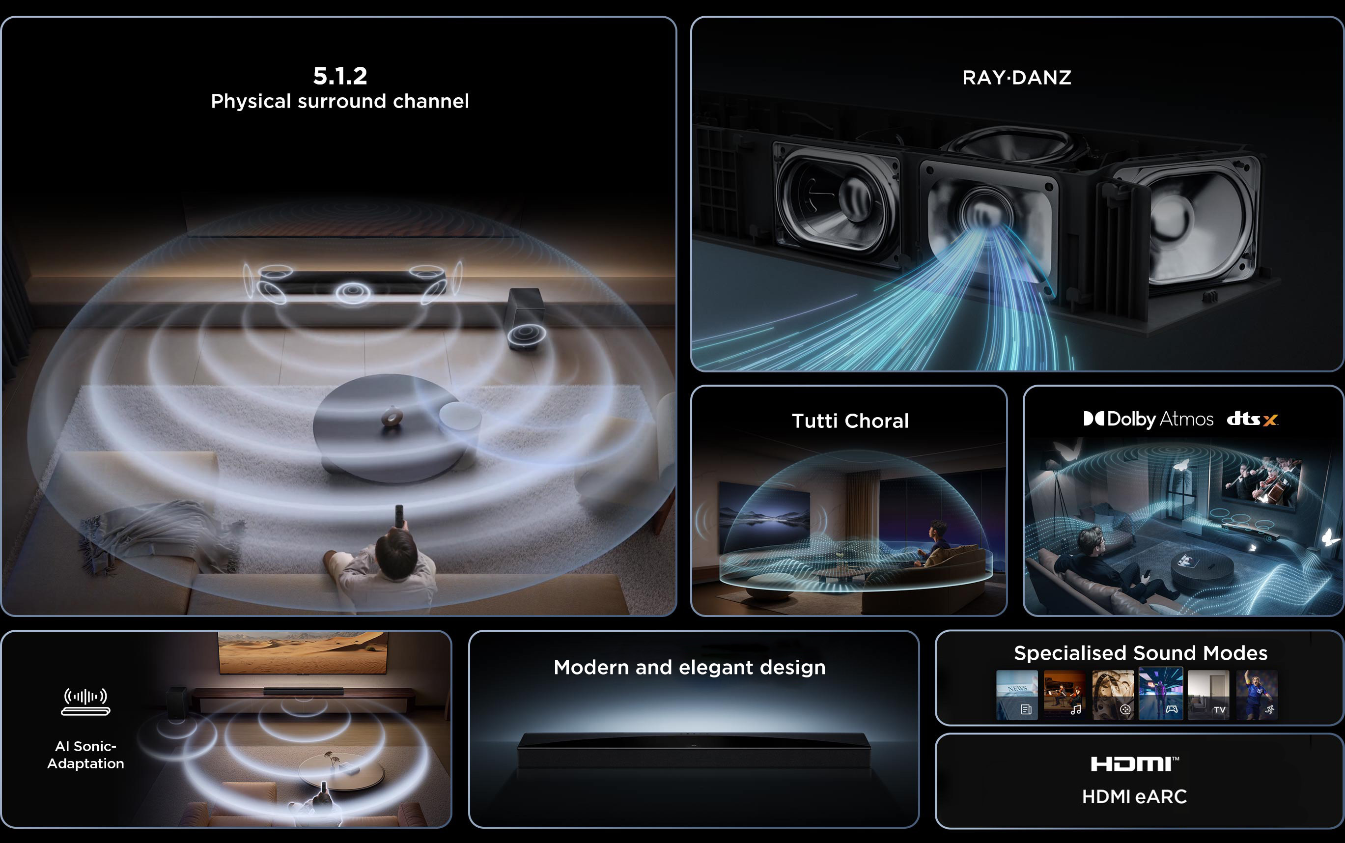 TCL Q75H Soundbar Overview