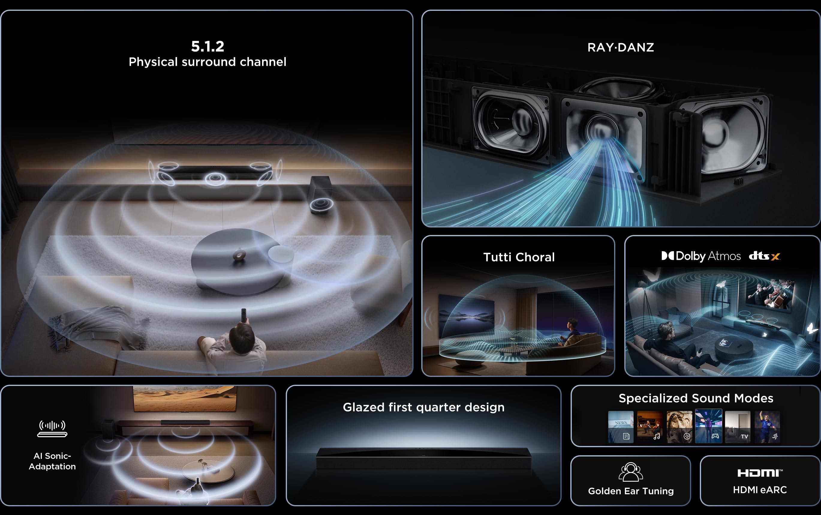 TCL Q75H Soundbar Overview