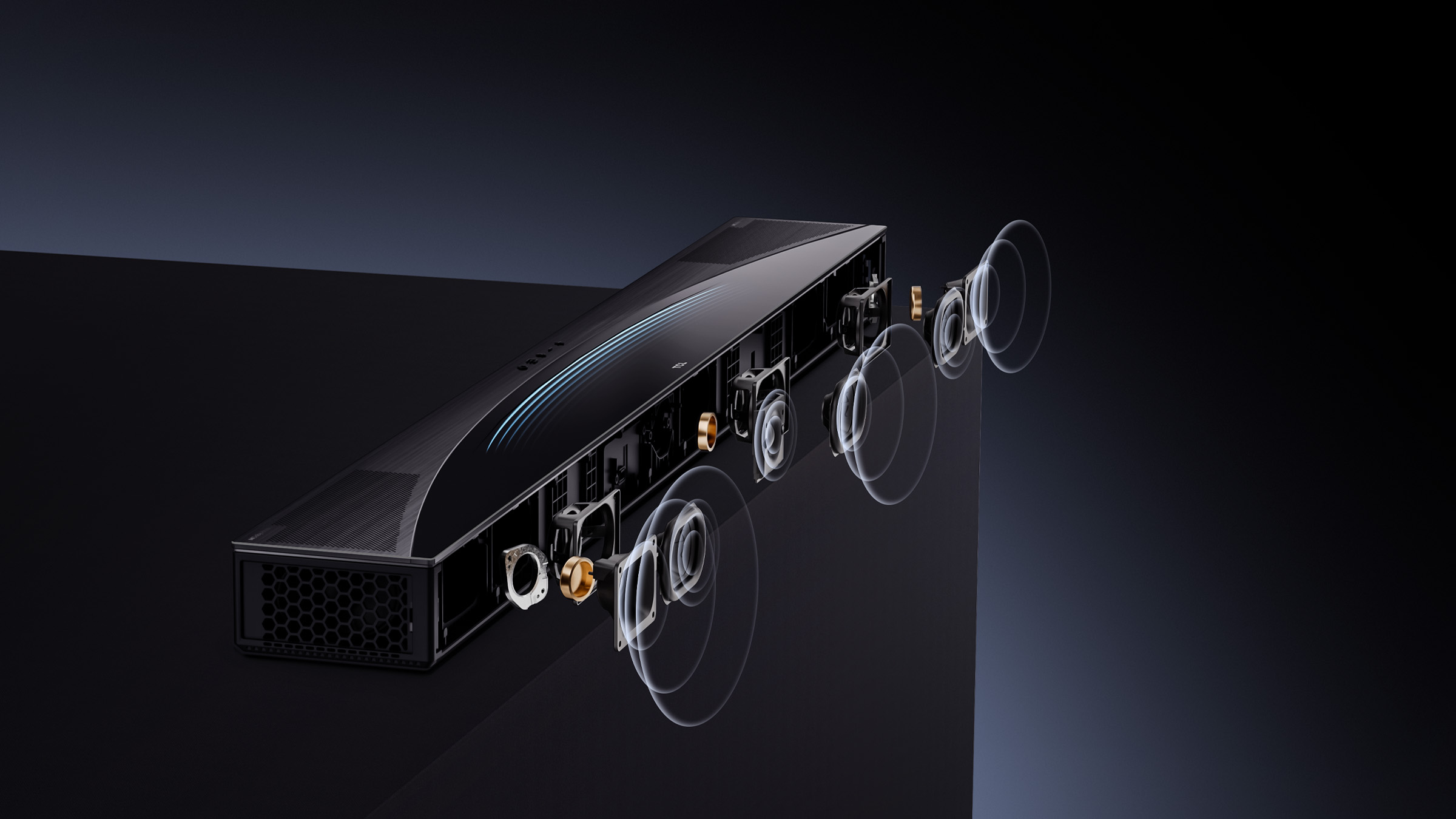 TCL Q85H Array-type vocal enhancement unit