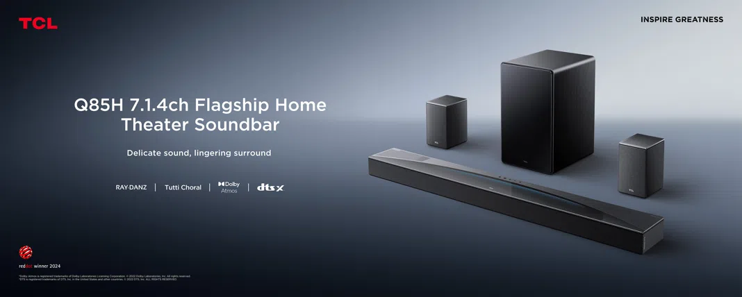 TCL Q85H 7.1.4ch Home Theater Soundbar | TCL Shop Kenya
