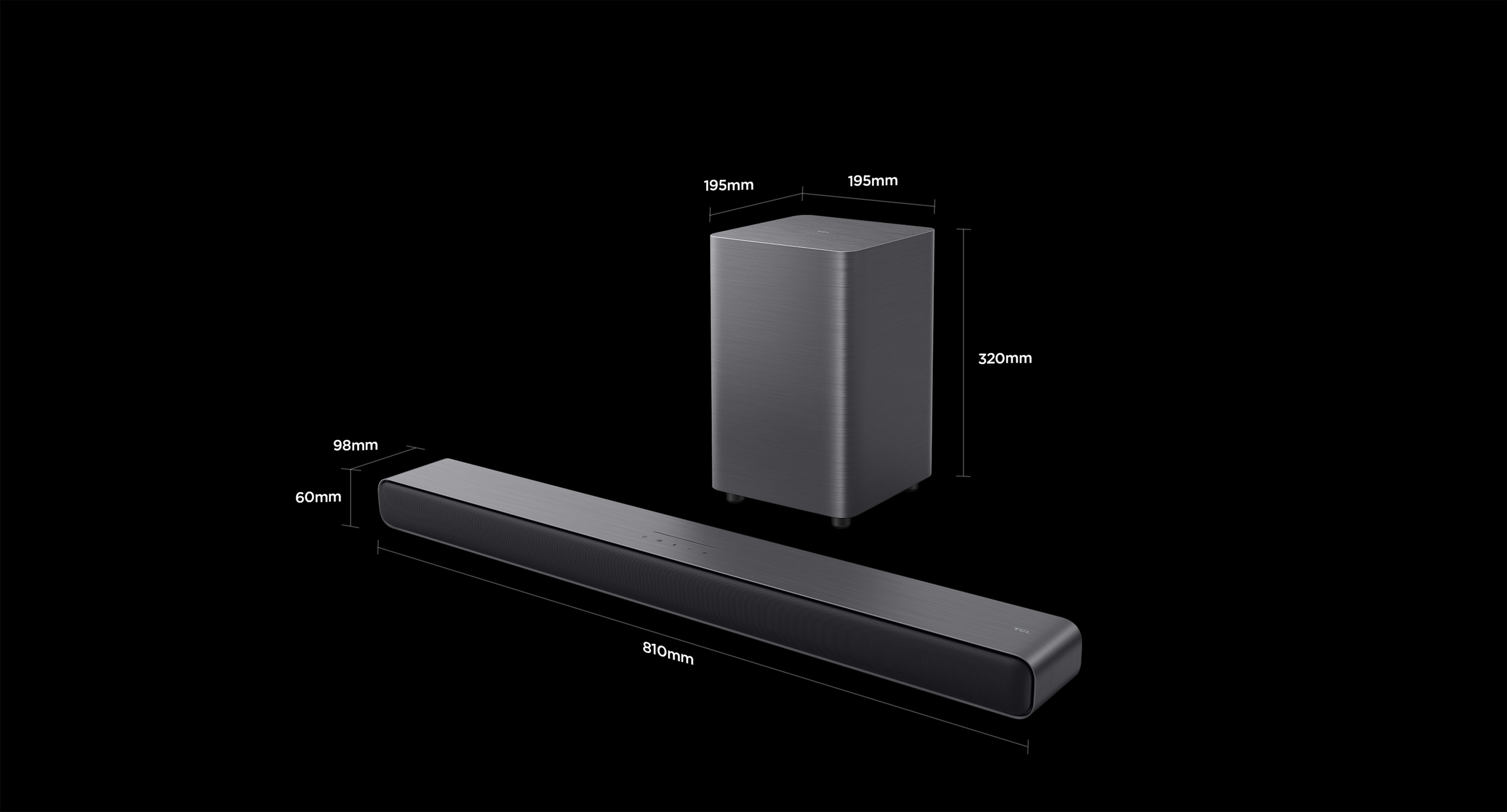 TCL Soundbar S55H 2.1ch Pro - TCL Global