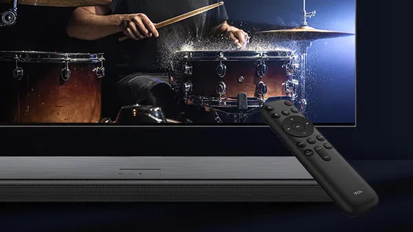 TCL Soundbar S55H 2.1ch Pro remote to control function