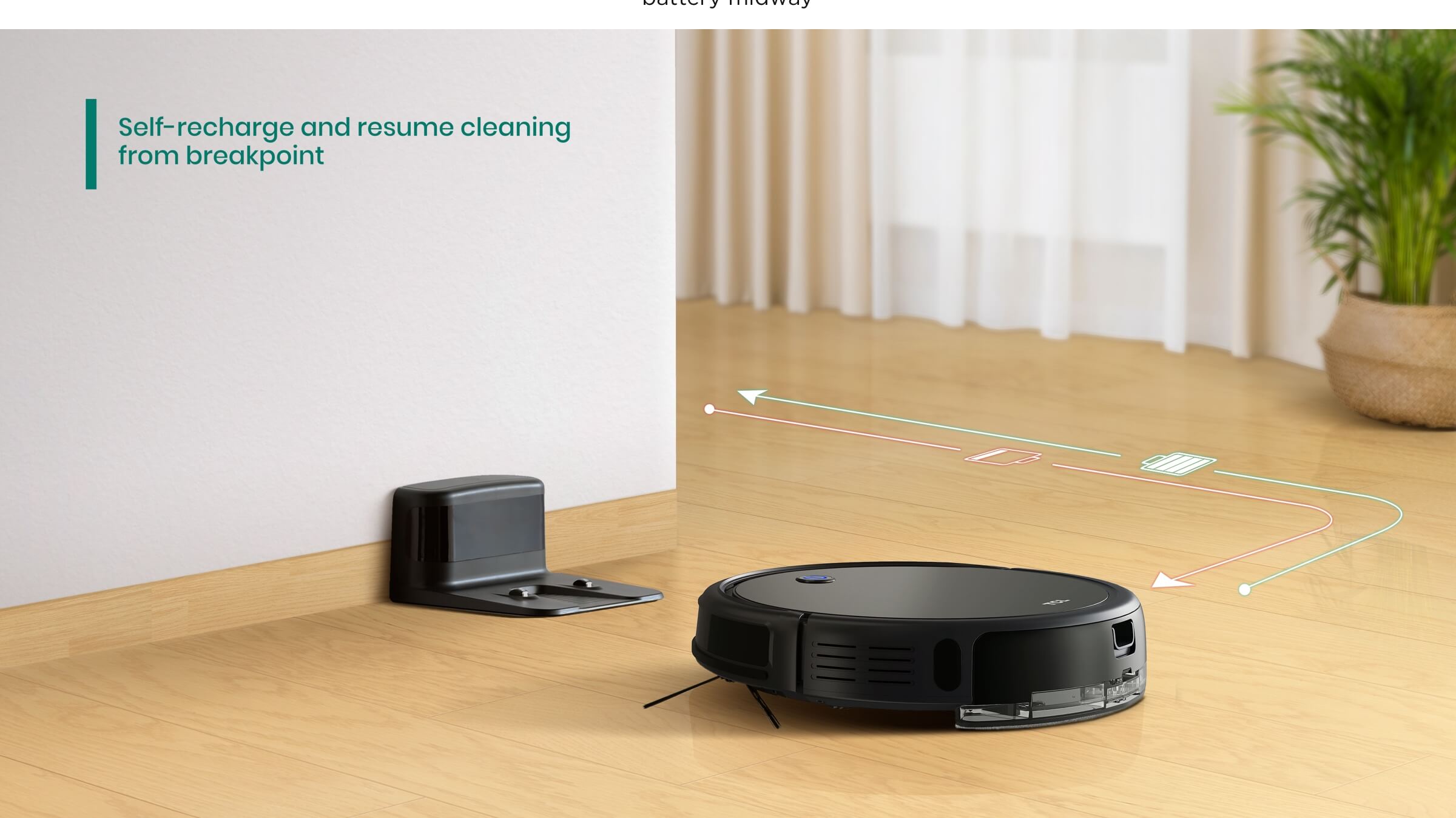 TCL Sweeva 1000M Smart Robot Vacuum Cleaner TCL Global