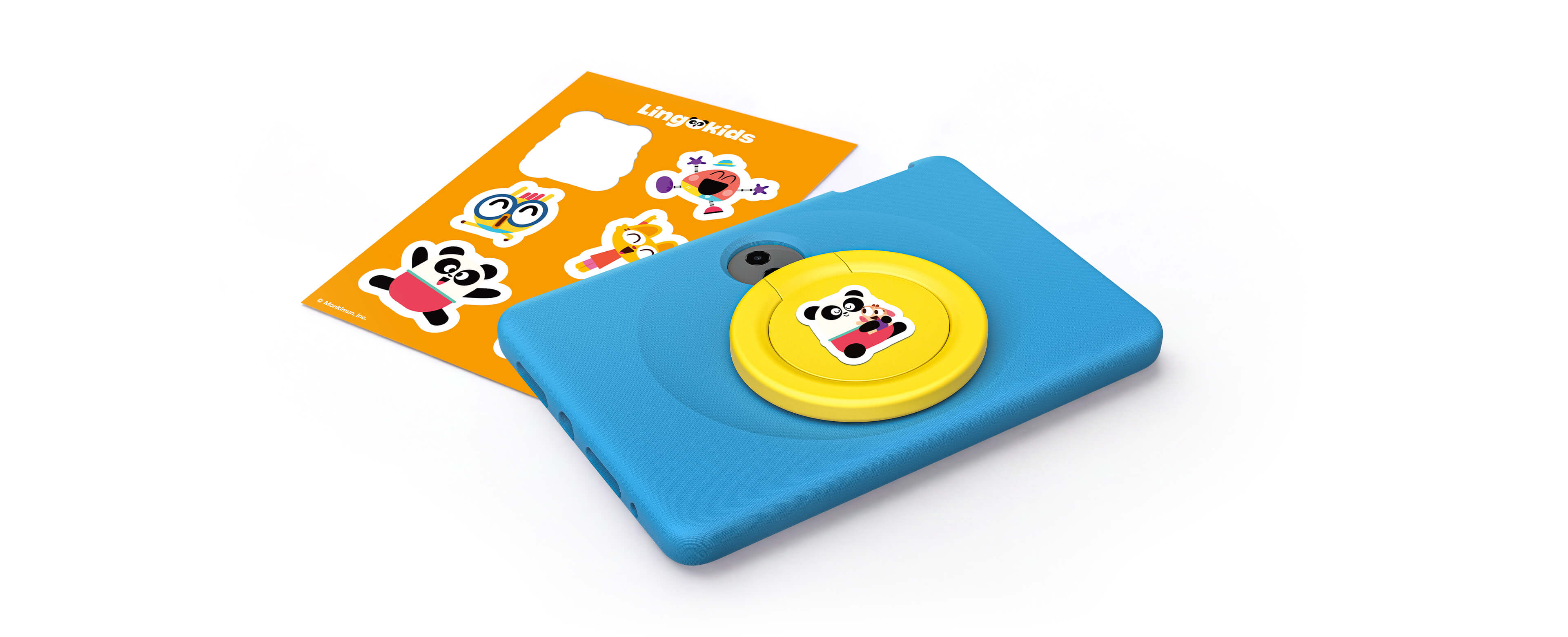 TCL Kid-Proof Case with DIY Lingokids Stickers