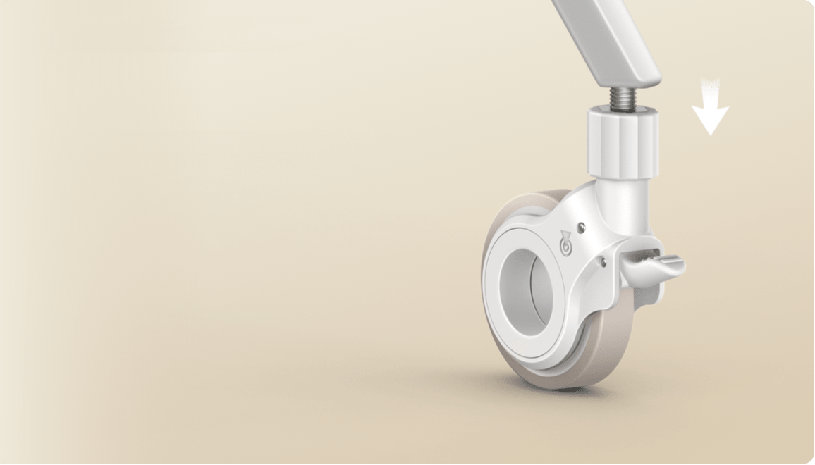 A300 Pro NXTFRAME TV with Detachable Casters