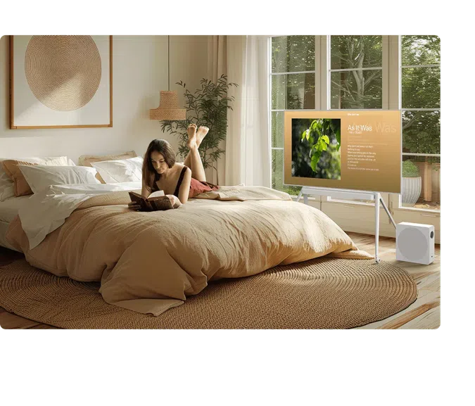 A300 Pro NXTFRAME TV with soundbar