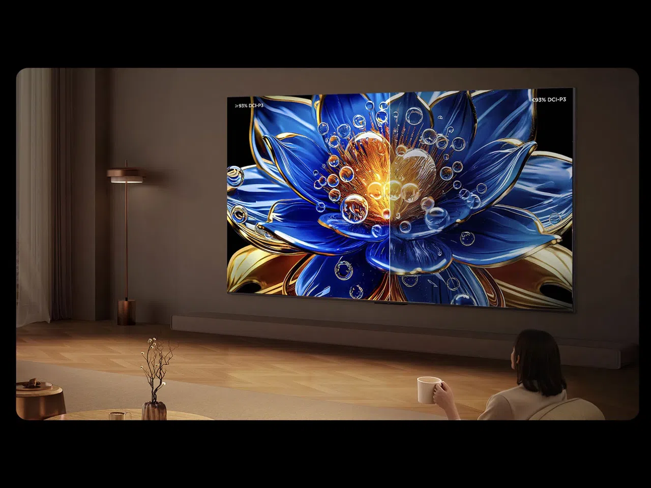 TCL A400M TV Up to 95% DCI-PC