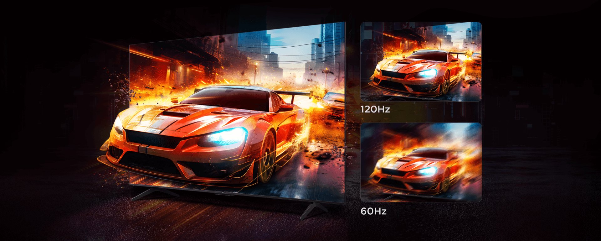 120Hz Game Accelerator of C655 Pro TV 