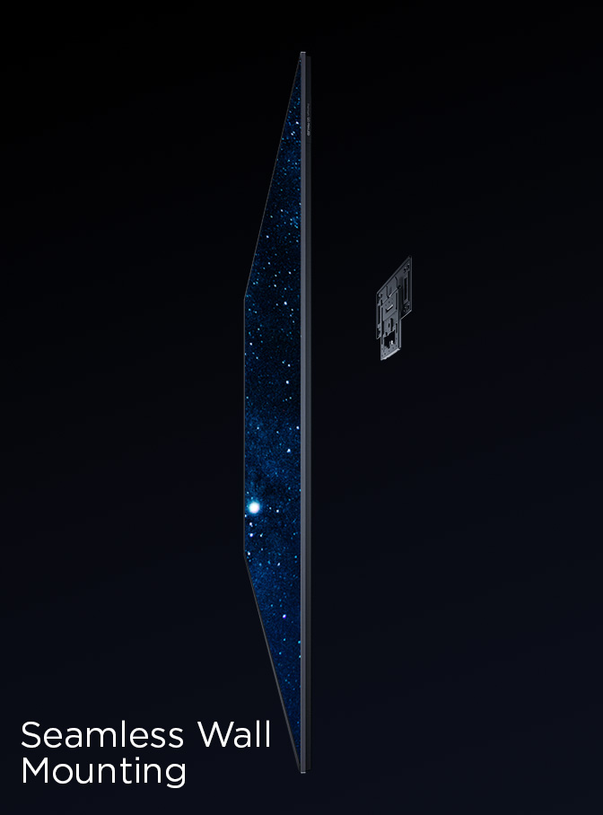 TCL C6KS with seamless wall mounting