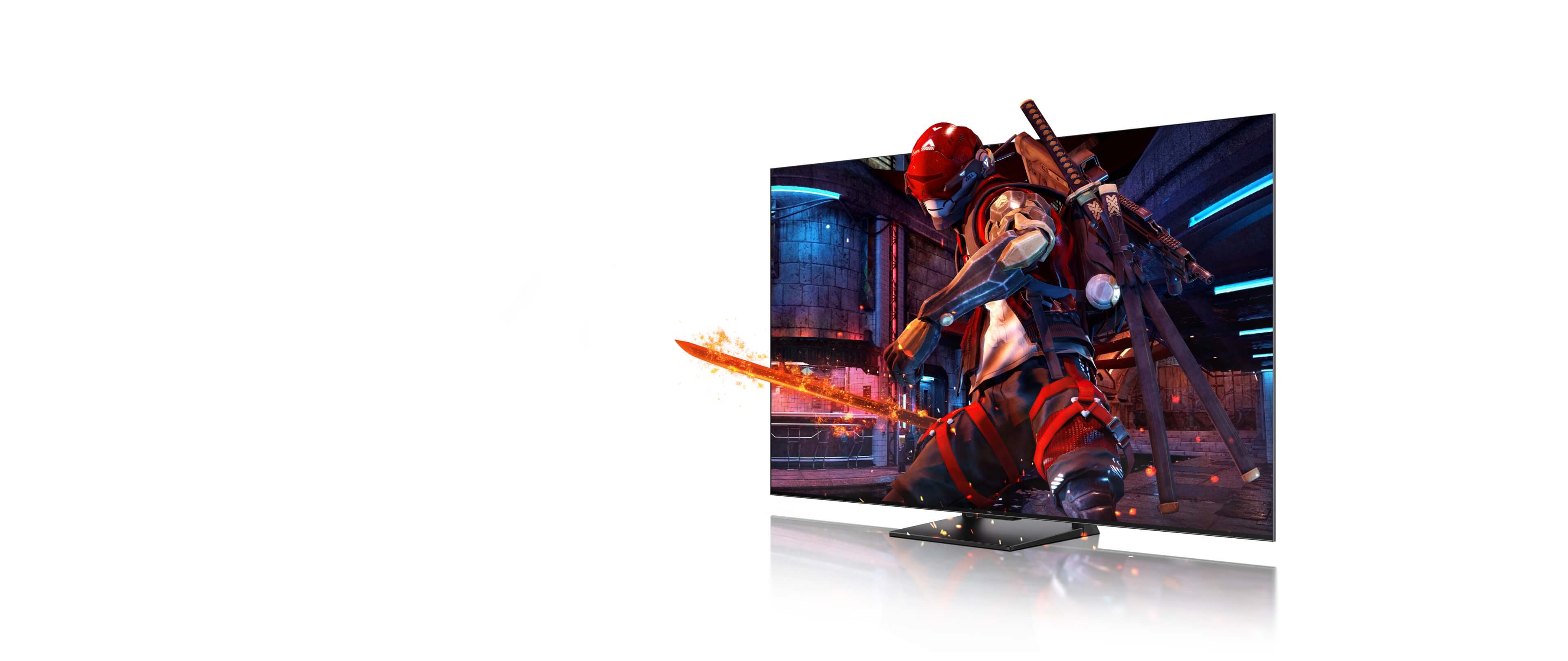 TCL 4K QLED TV and<br>Game Master Pro 2.0