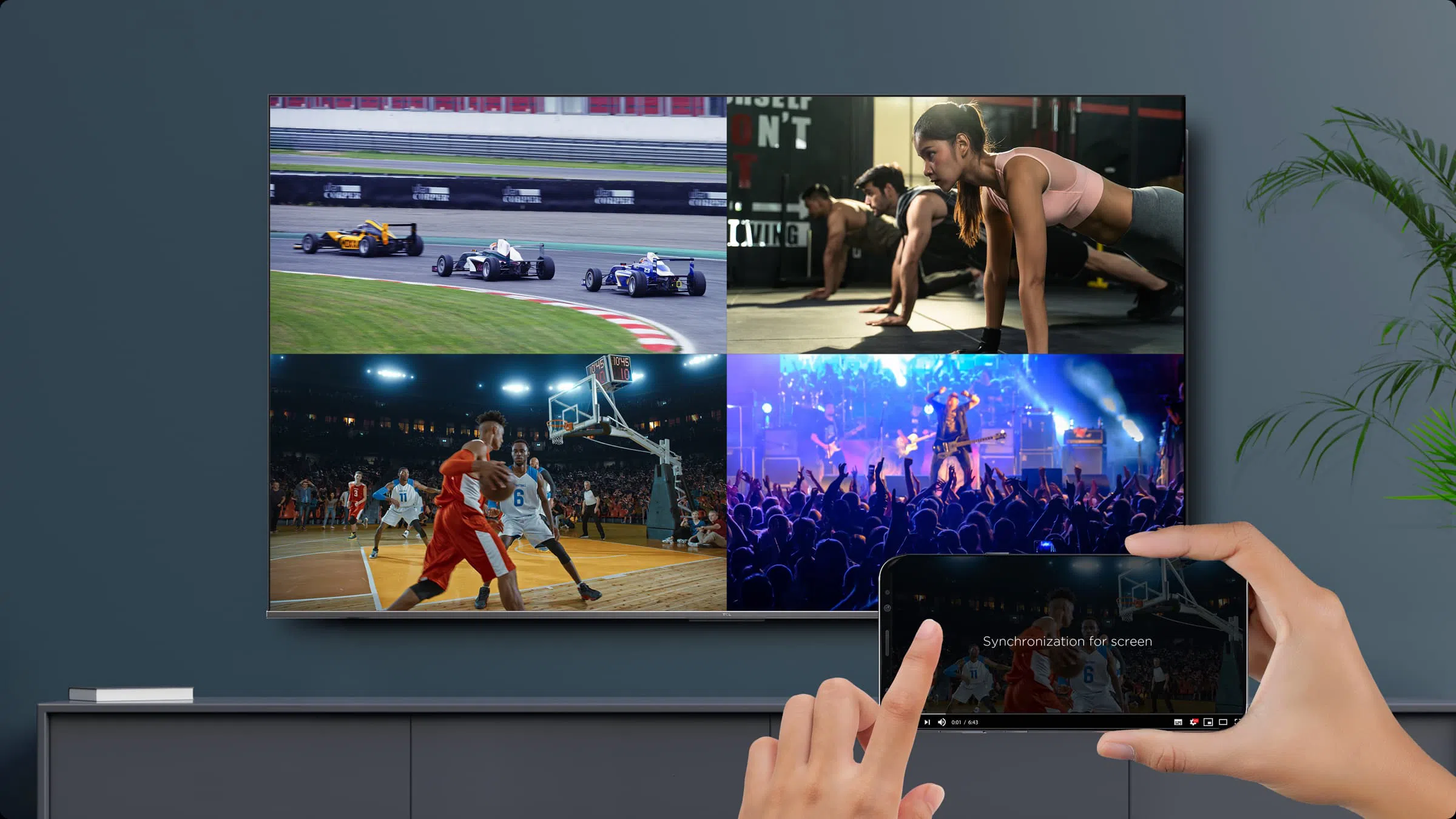 טלוויזיה חכמה QD-Mini LED C755 מבית TCL