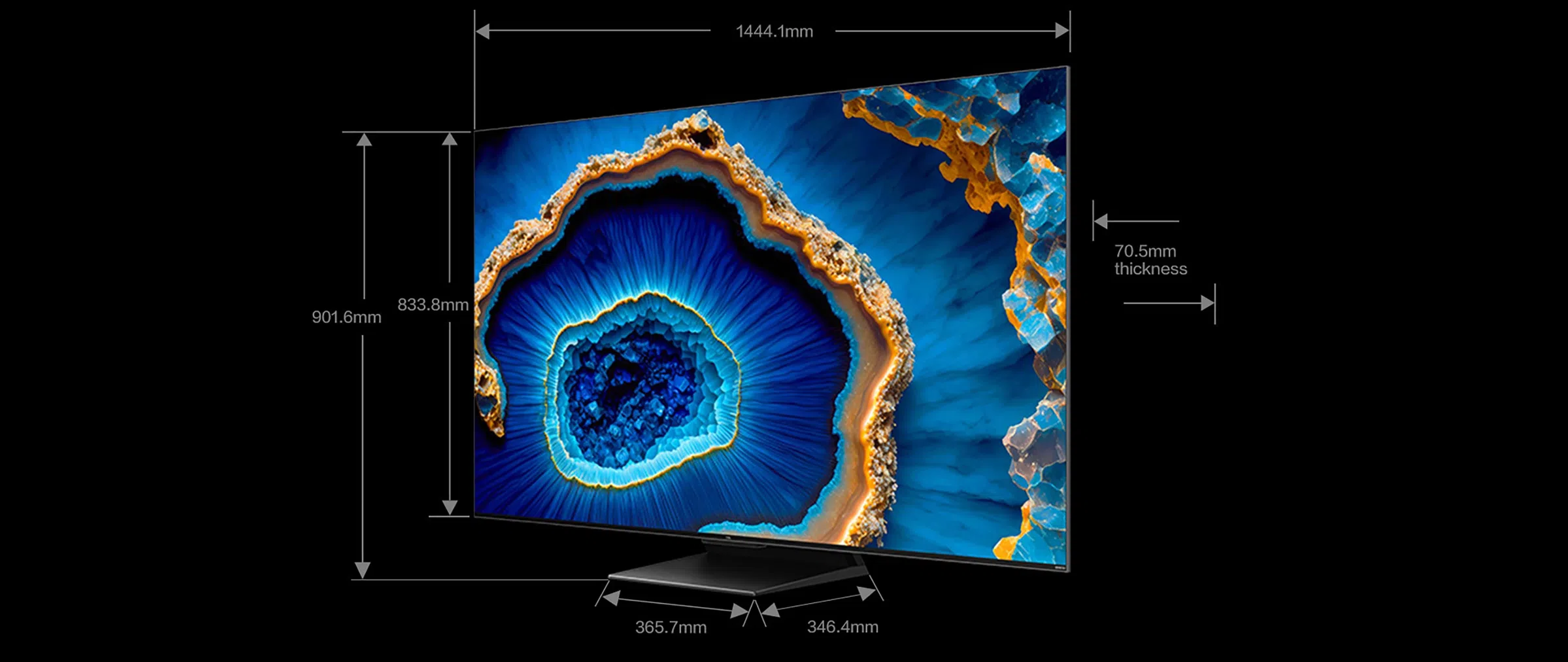 טלוויזיה חכמה QD-Mini LED C755 מבית TCL