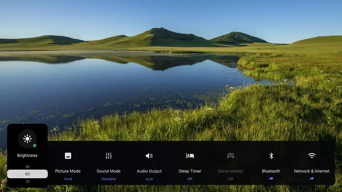 TCL C6K Quick Settings טלוויזיה חכמה C61K Premium QD-MiniLED מבית TCL