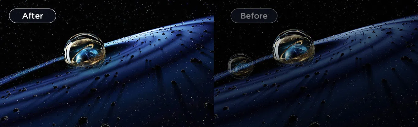 No ghosting ועם יותר בהירות