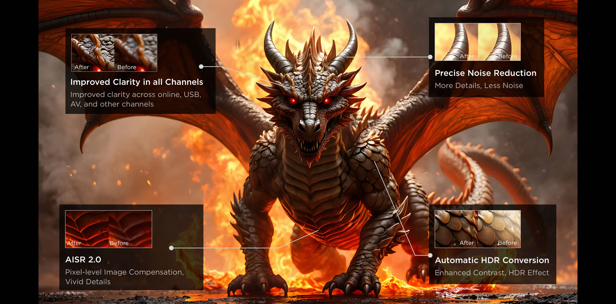 TCL 65 inch C7L SQD-Mini LED TV (2026 model) TCL QLED utilizes Colorful Quantum Crystals