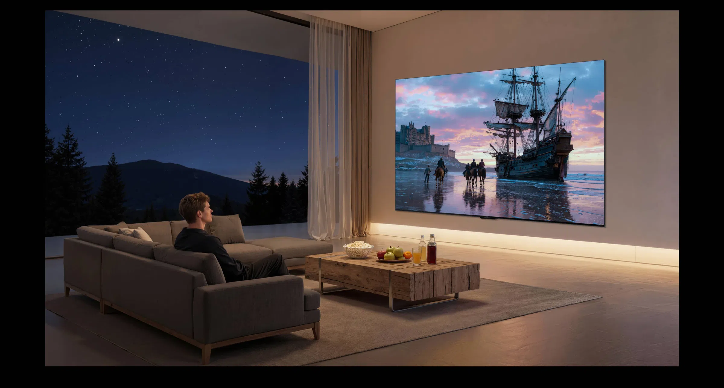 TCL 65 inch C7L SQD-Mini LED TV (2026 model) TCL QLED utilizes Colorful Quantum Crystals