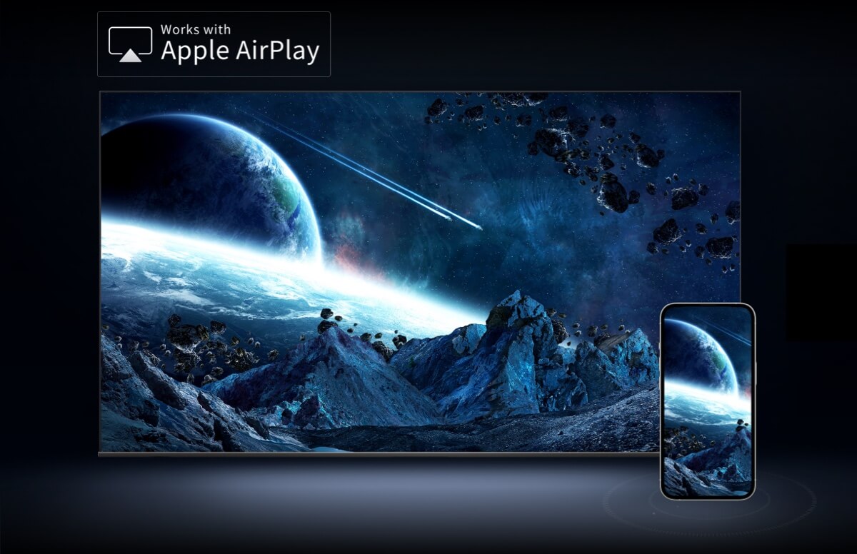 Телевизор TCL C845 Поддержка AirPlay