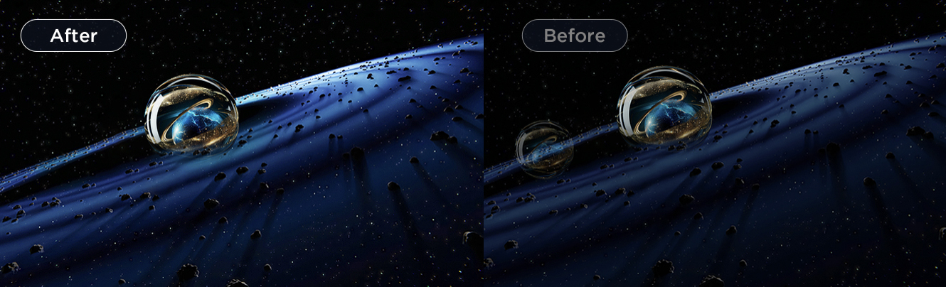 C8K TV-transient response  prevent dark shadows,טלוויזיה חכמה&nbsp;C8K Premium QD-MiniLED מבית TCL