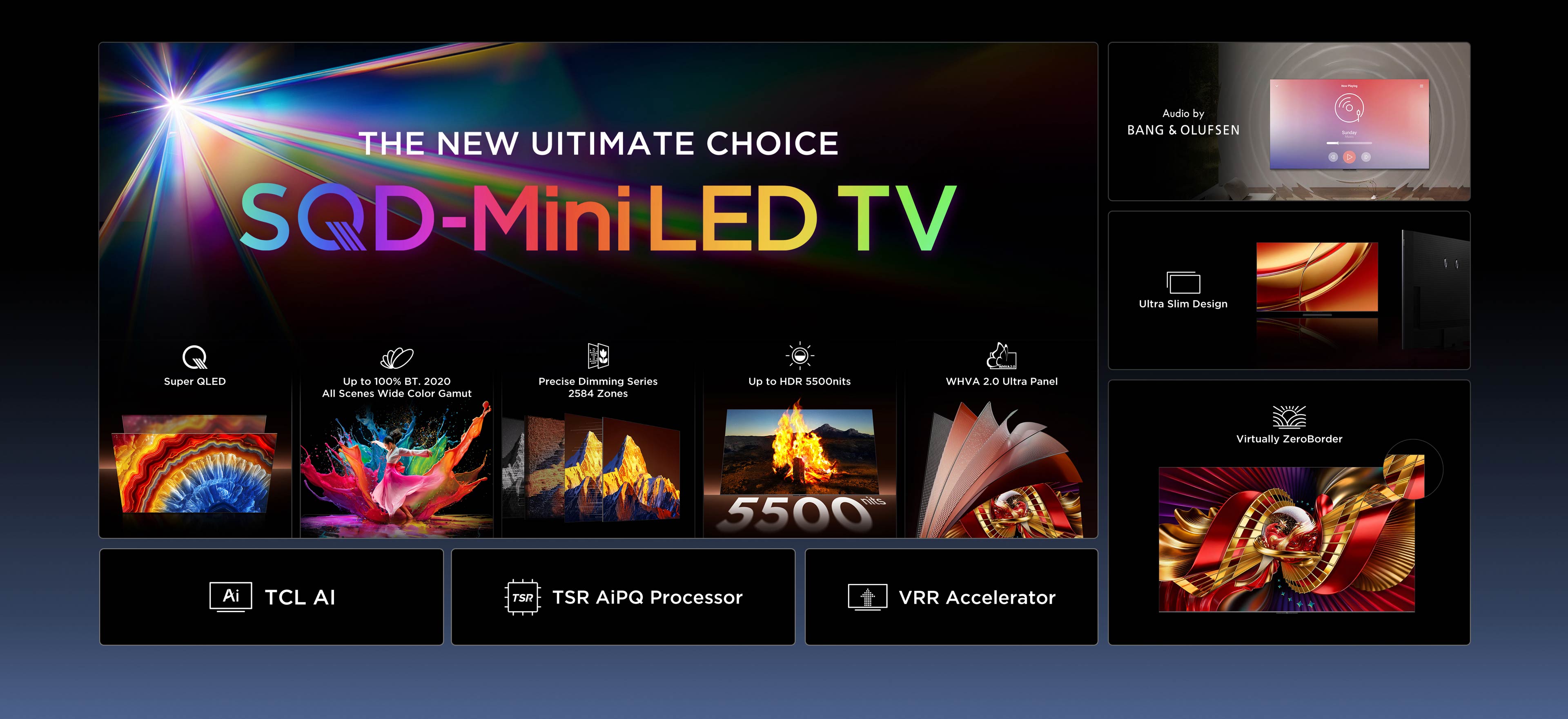 乐竟体育 C8L SQD-Mini LED TV - New Ultimate Choice