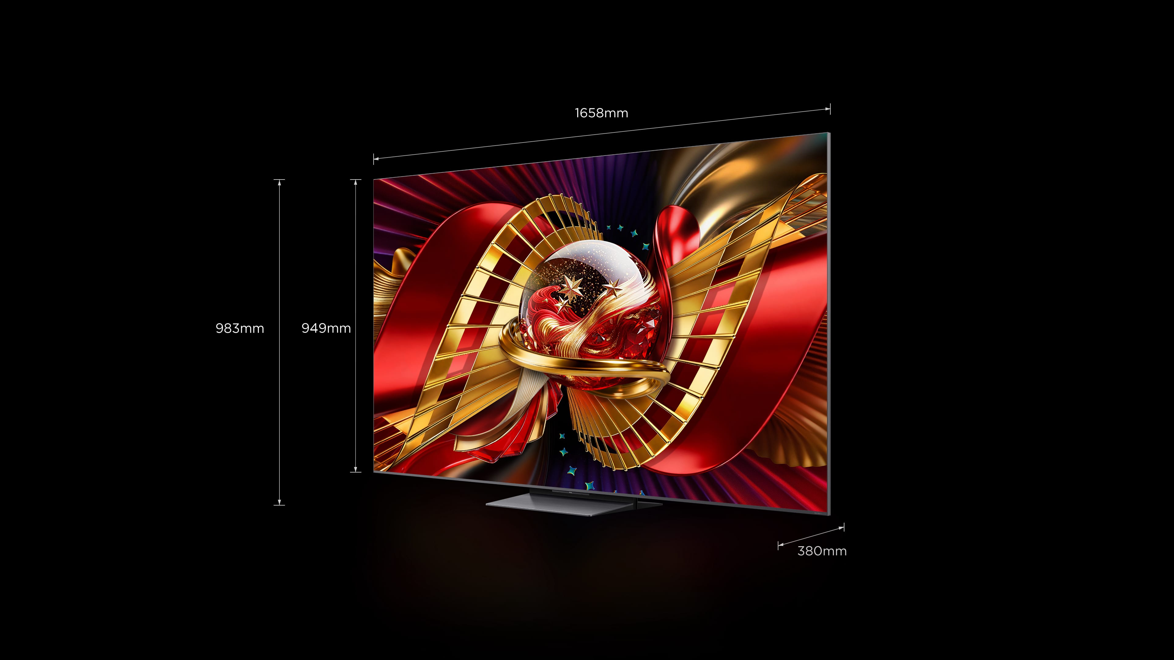 TCLC8L SQD-Mini LED TV from 55" to 98"