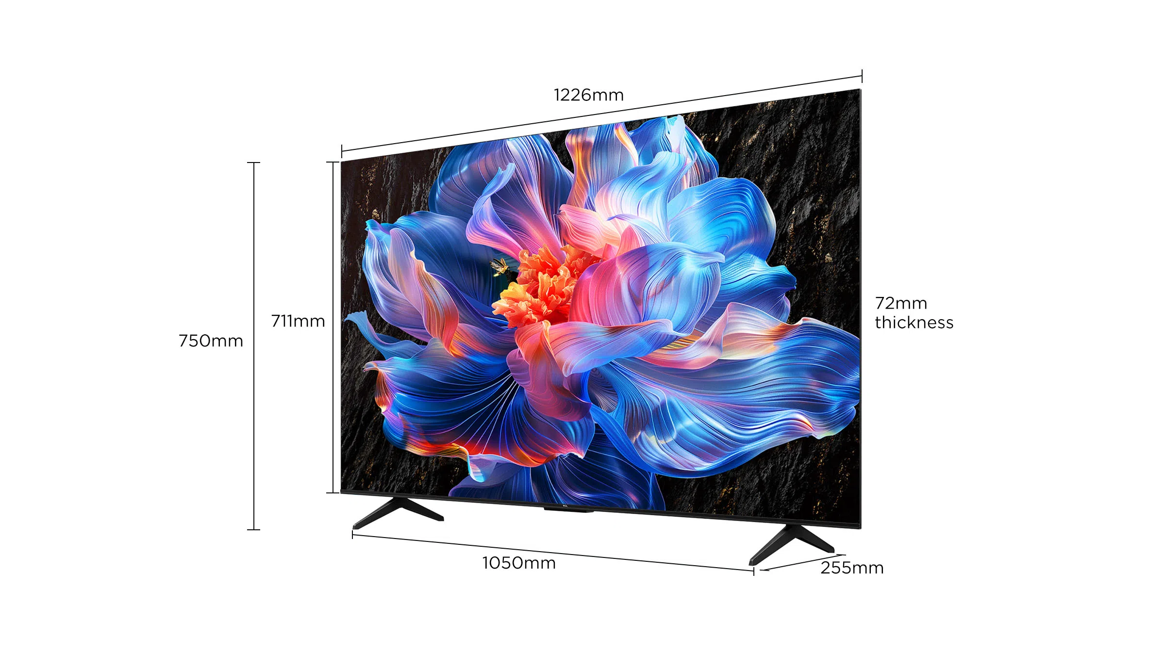 TCL 75P6K 4K UHD Google TV P6K 55“Screen Size