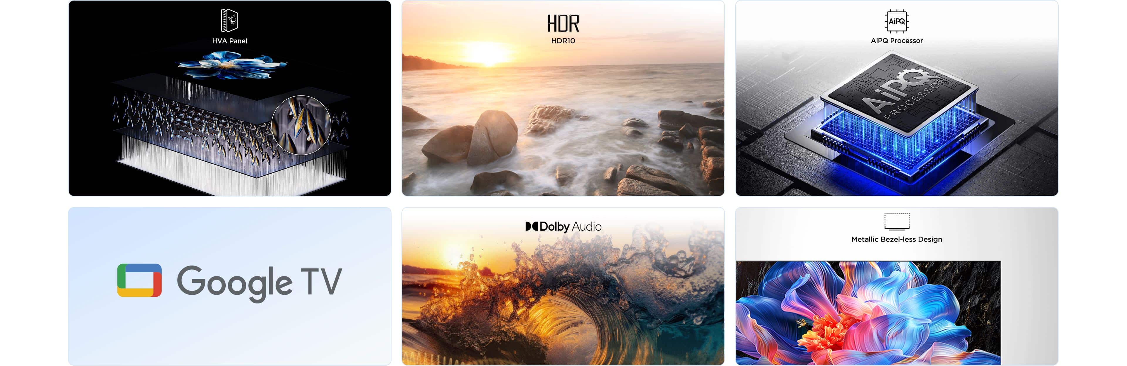 乐竟体育 P6L 55"-75" 4K HDR Smart TV Overview