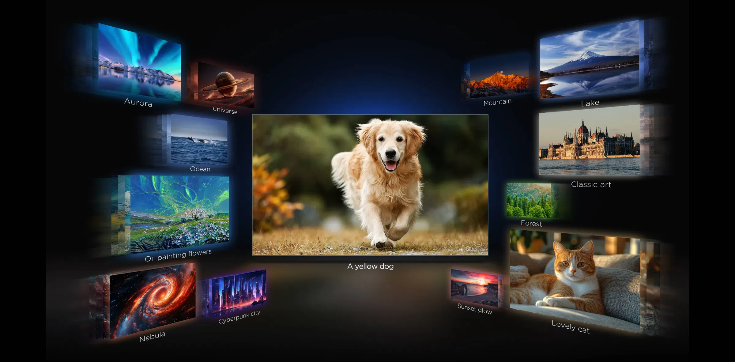 TCL A400M TV Support Creating your own custom screensavers