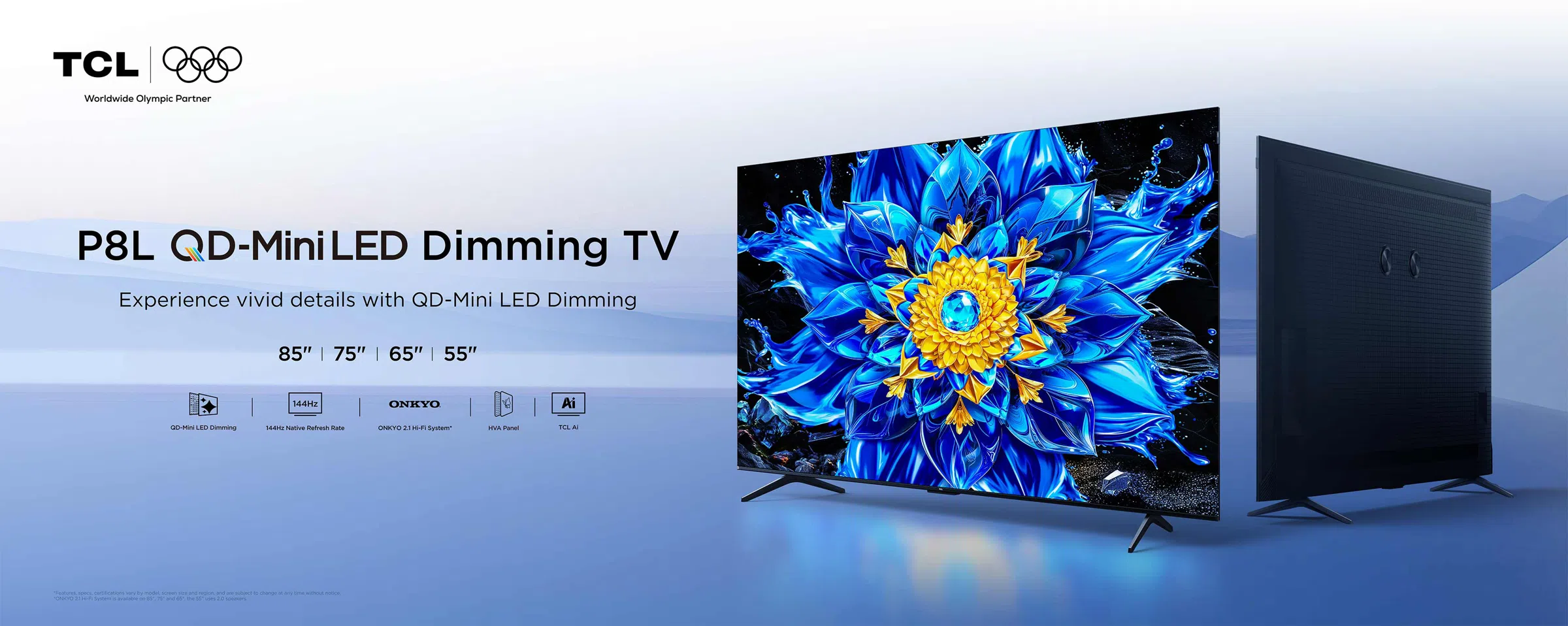טלוויזיה TCL P8L QD-Mini LED Dimming TV