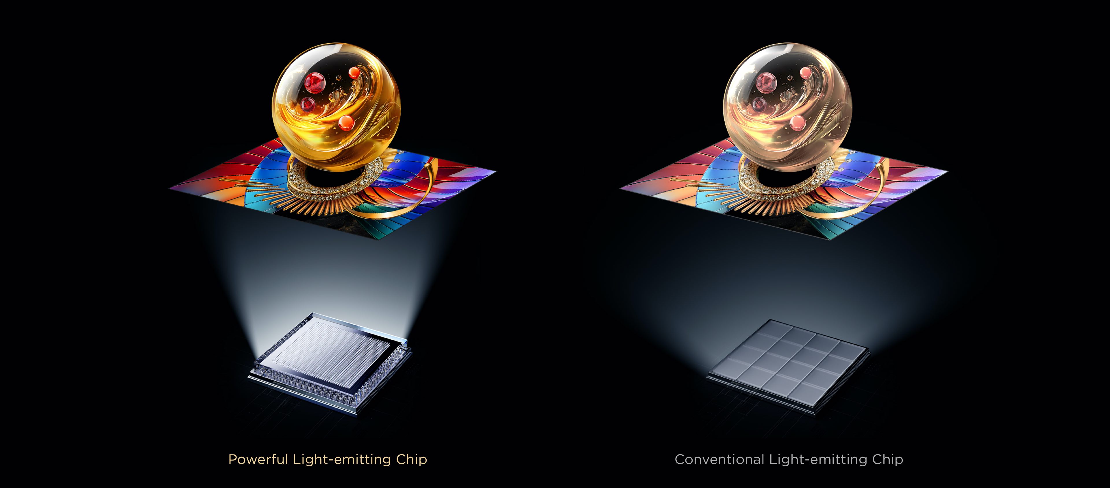 TCL QLED utilizes Colorful Quantum Crystals