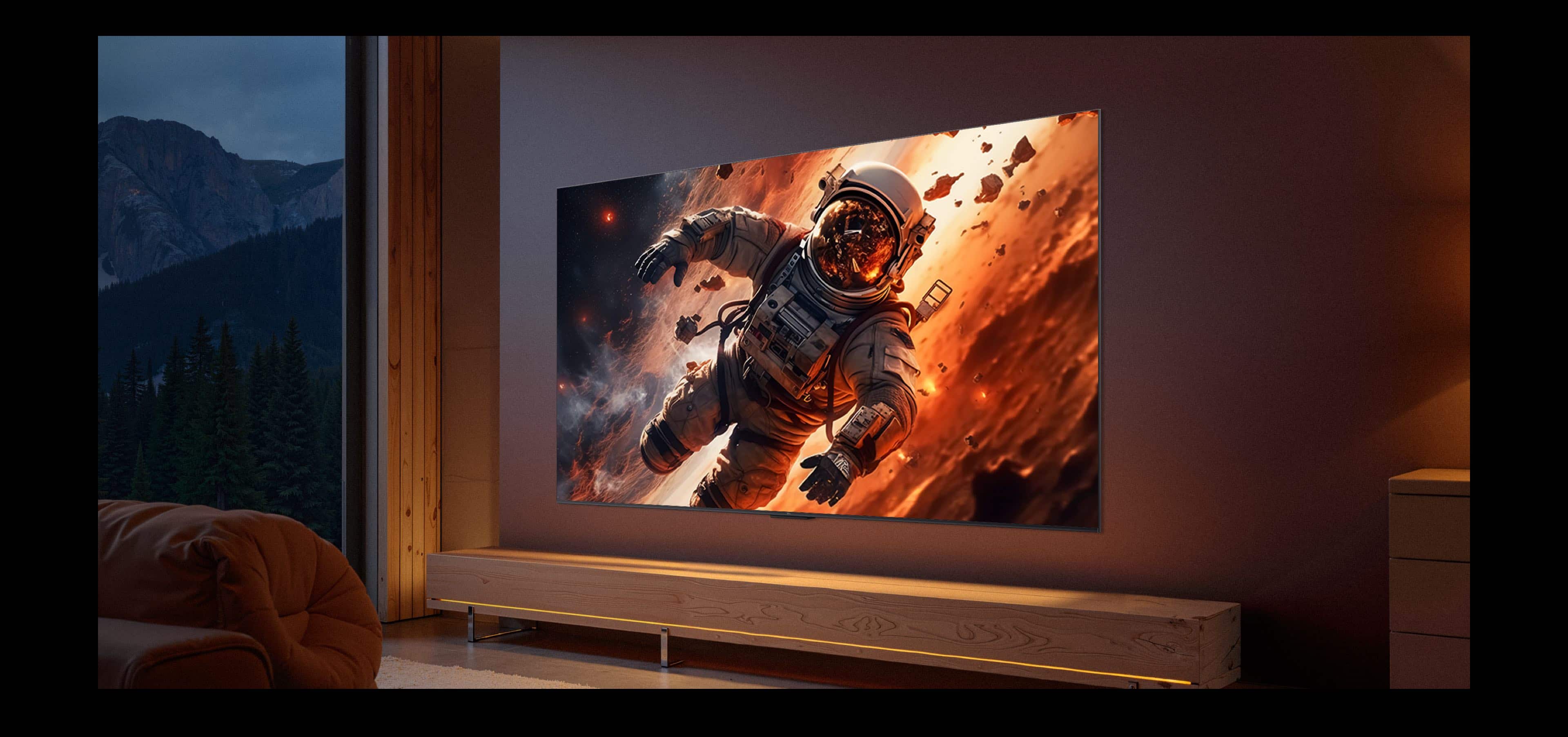 В TCL QLED используются цветные квантовые кристаллы