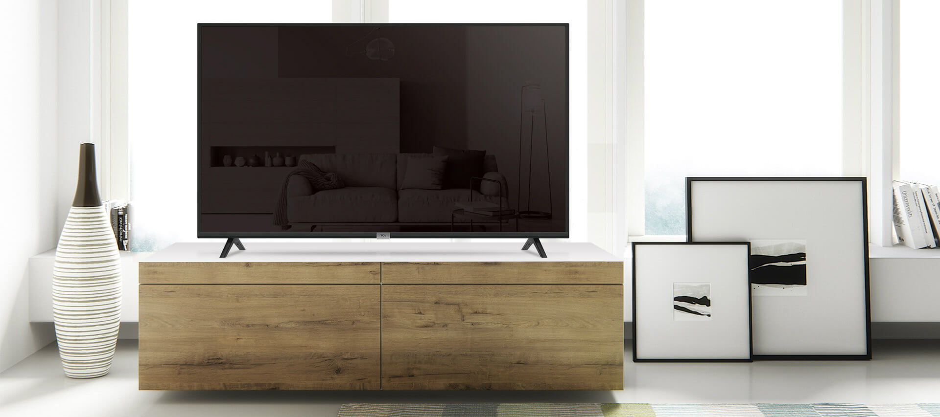 TCL Android tv S6500A at home