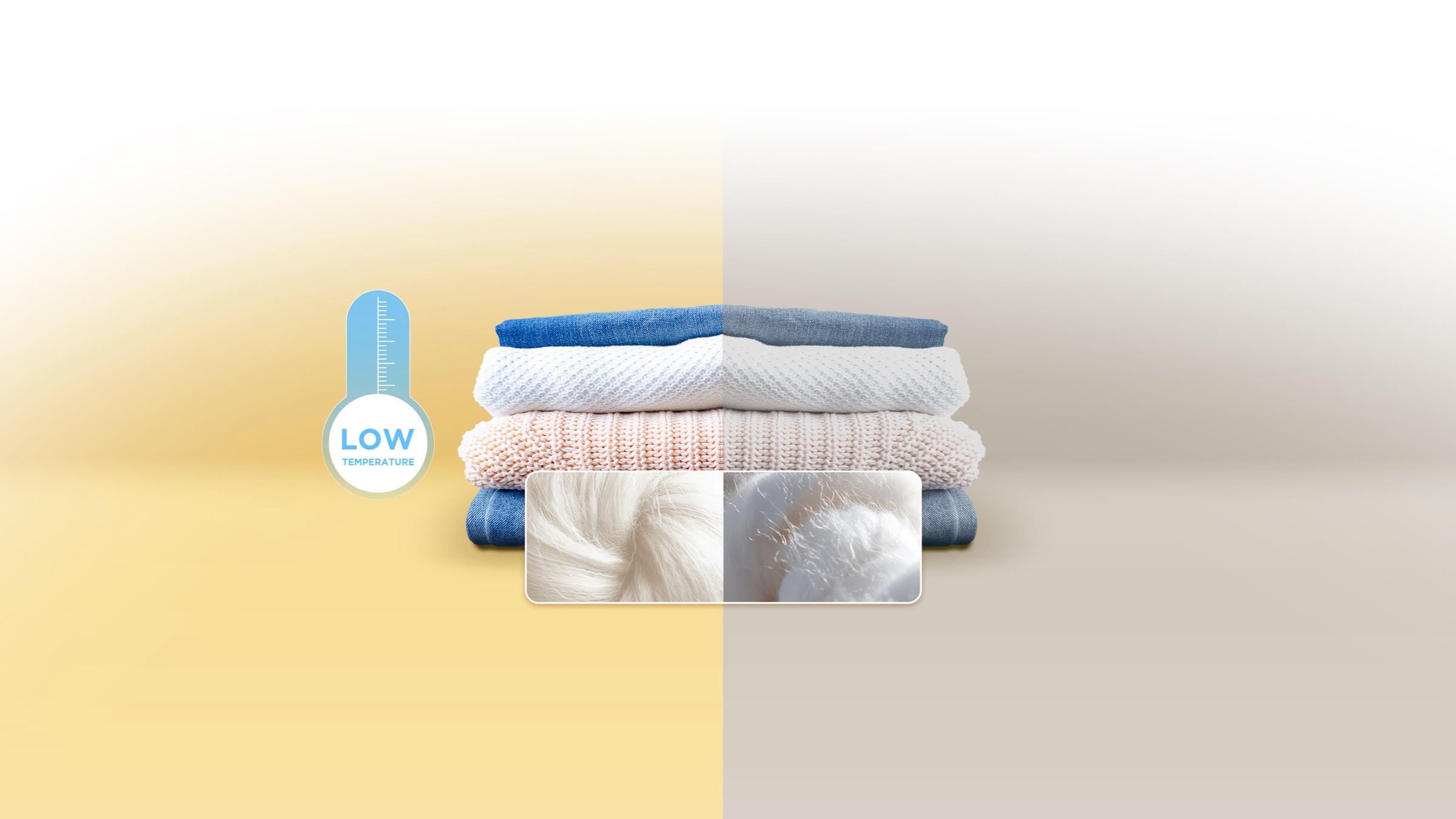 TCL P682 Dryer Protect Clothes, delicate fabrics with Gentle Dry