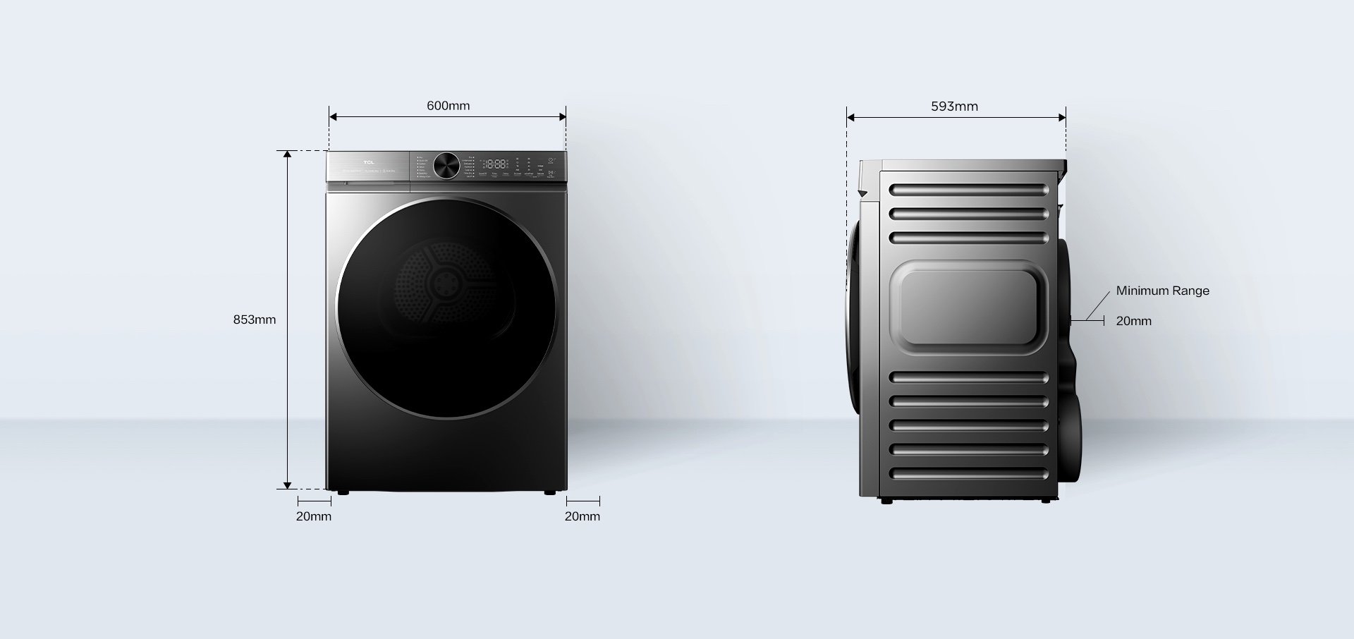 CL P682 Eco Dryer – 8kg 
