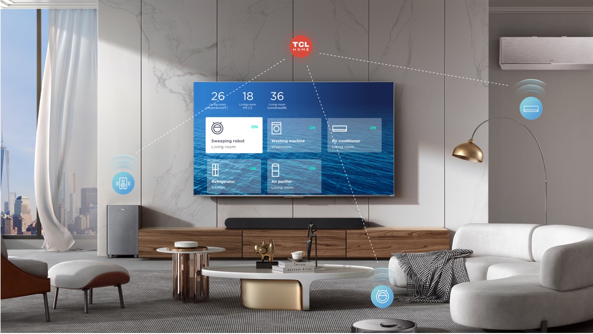 TCL C645 QLED TV compatible TCL Home