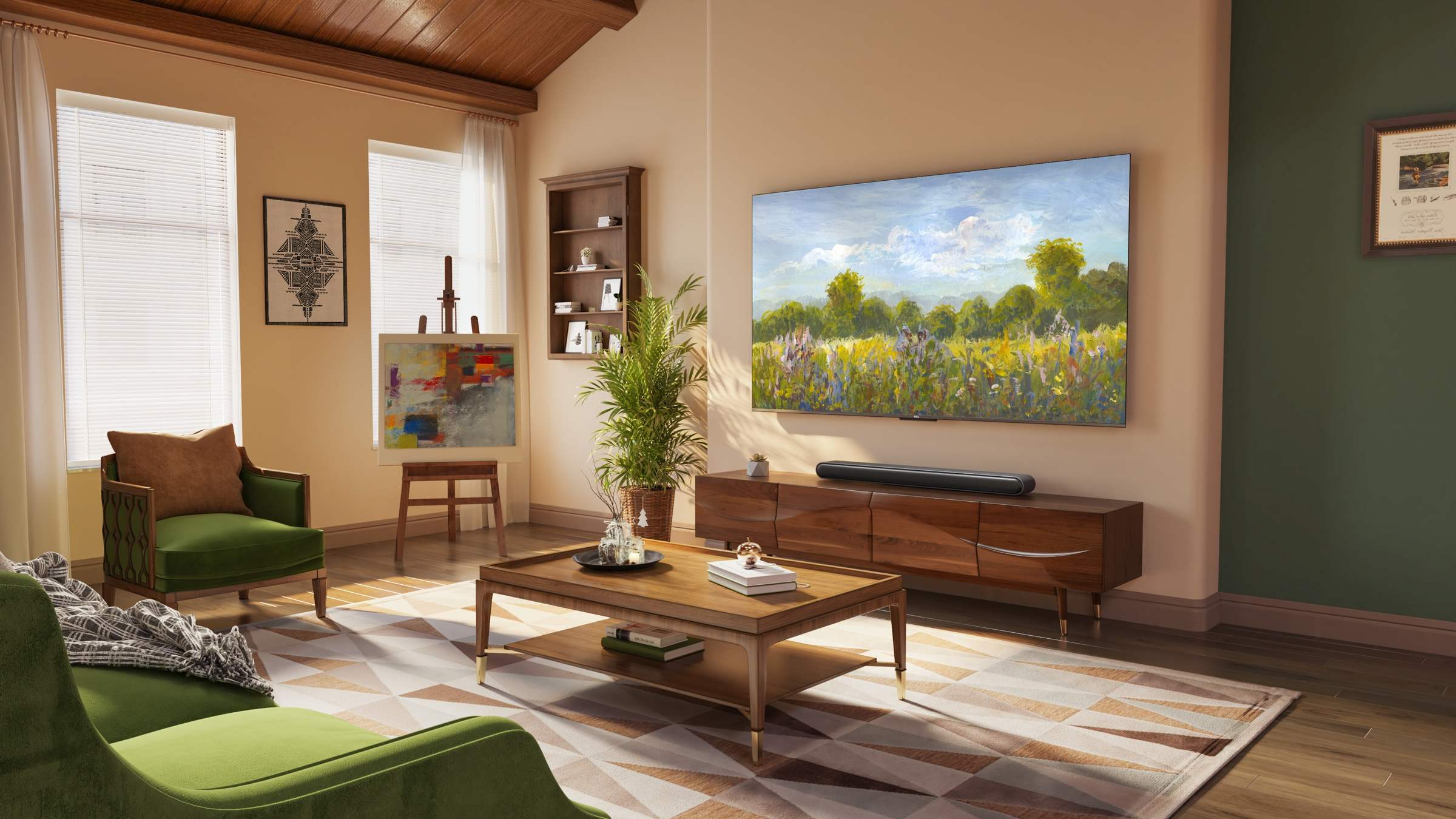 TCL C645 QLED TV Pantalla de inicio