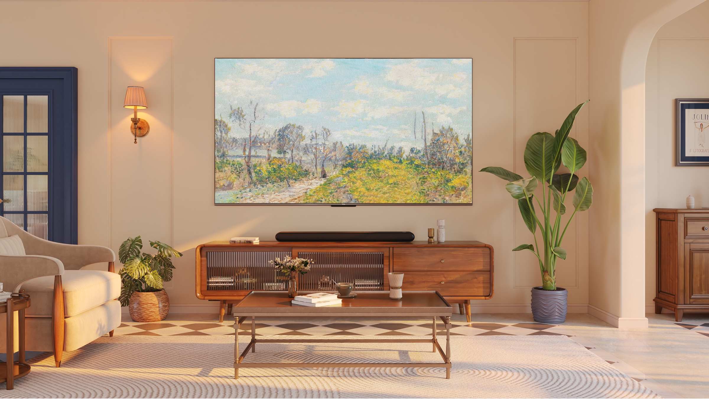 乐竟体育 C645 QLED TV Pantalla de inicio