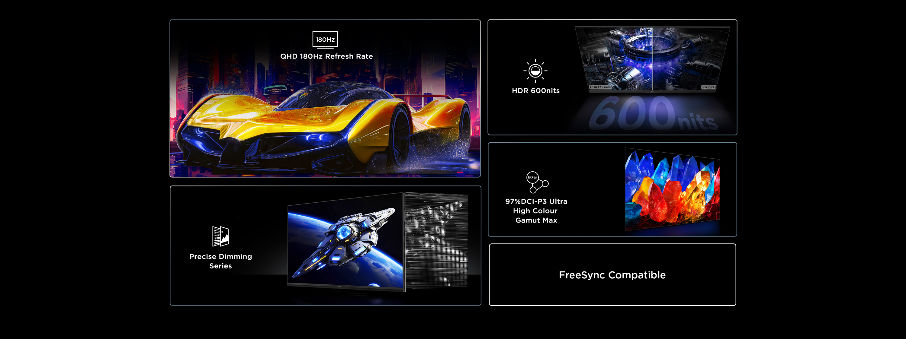 TCL 27R73Q HDR Professional Monitor Features