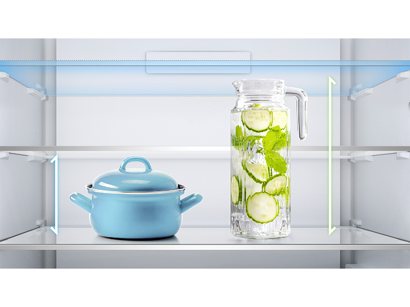 Customisable Storage: Easy-Clean Shelving