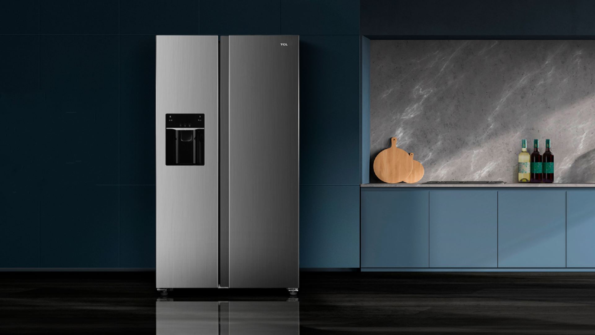 A geladeira Side by Side da TCL - alto desempenho e design moderno