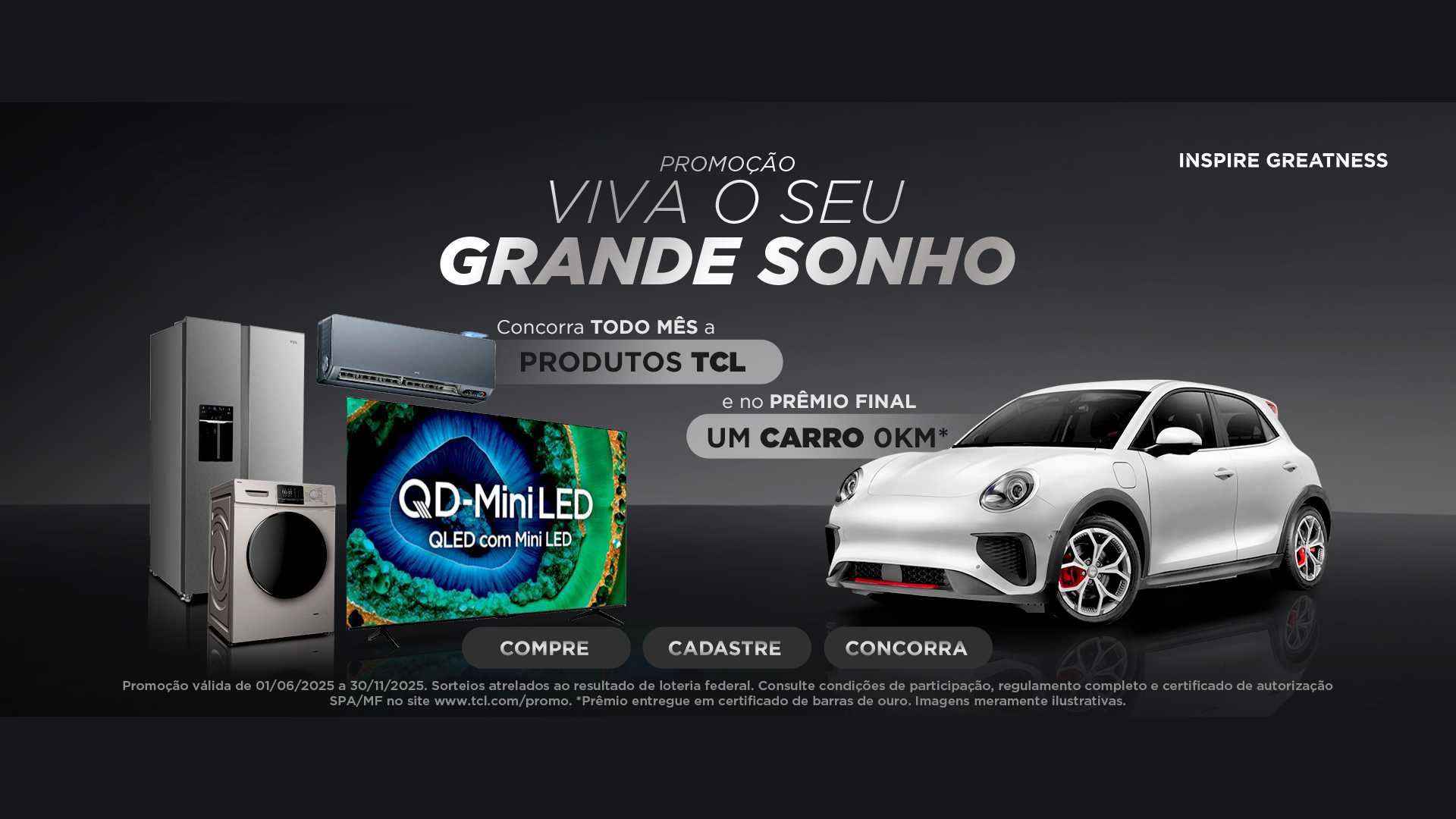 TCL anuncia vencedores da promoção