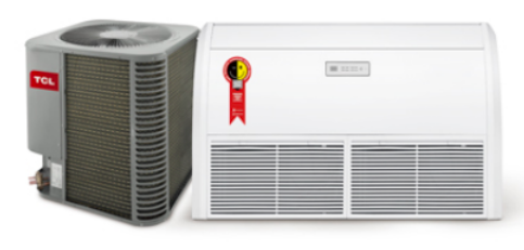 Condensadora e Evaporadora do Modelo Comercial leve – Crédito: divulgação/SEMP TCL