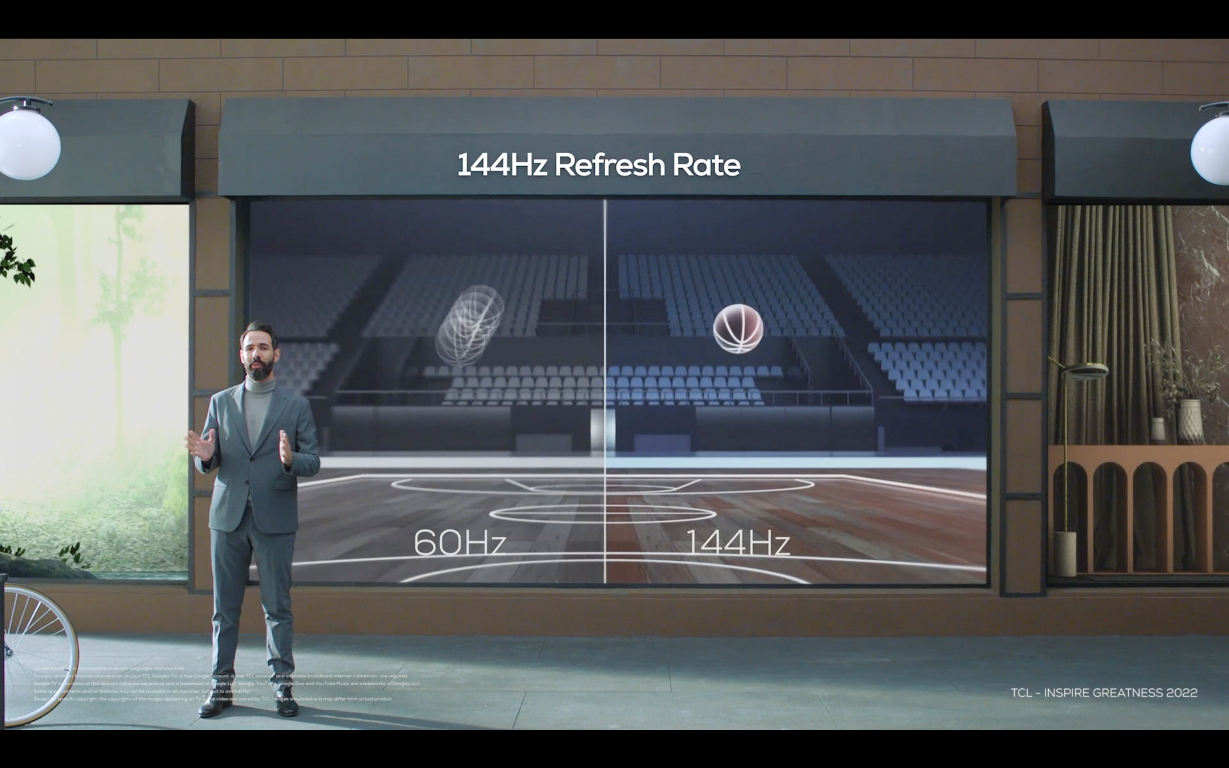 TV lança TV Mini LED de 144Hz e dispostivos móveis na CES 2022